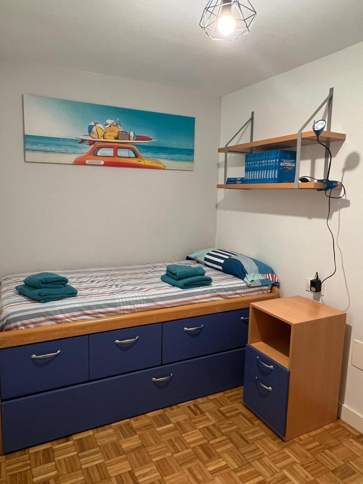 Piso Playa Gijon Apartment Phòng bức ảnh